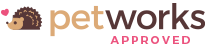 the logo for Petworks Approved